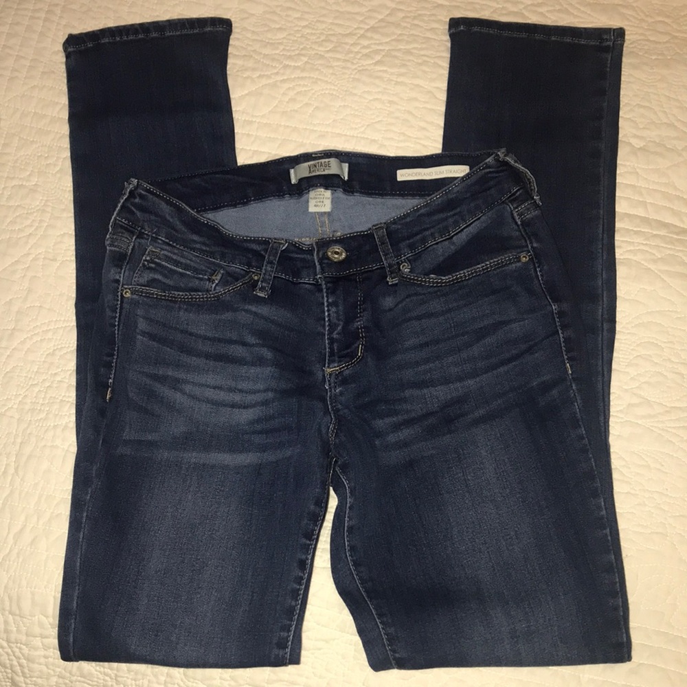 Vintage America wonderland slim straight size 4R/27 NWOT